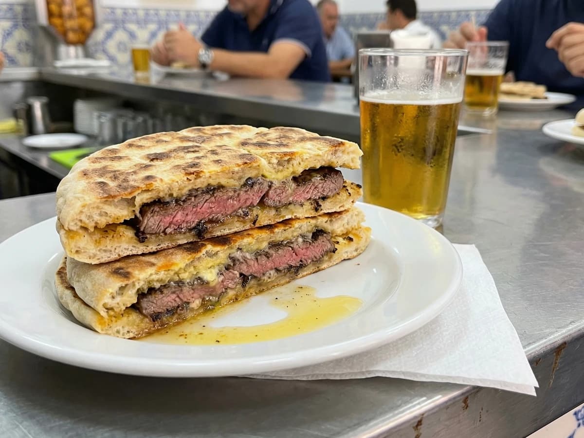 Prego em Bolo do Caco - Chef Margarida