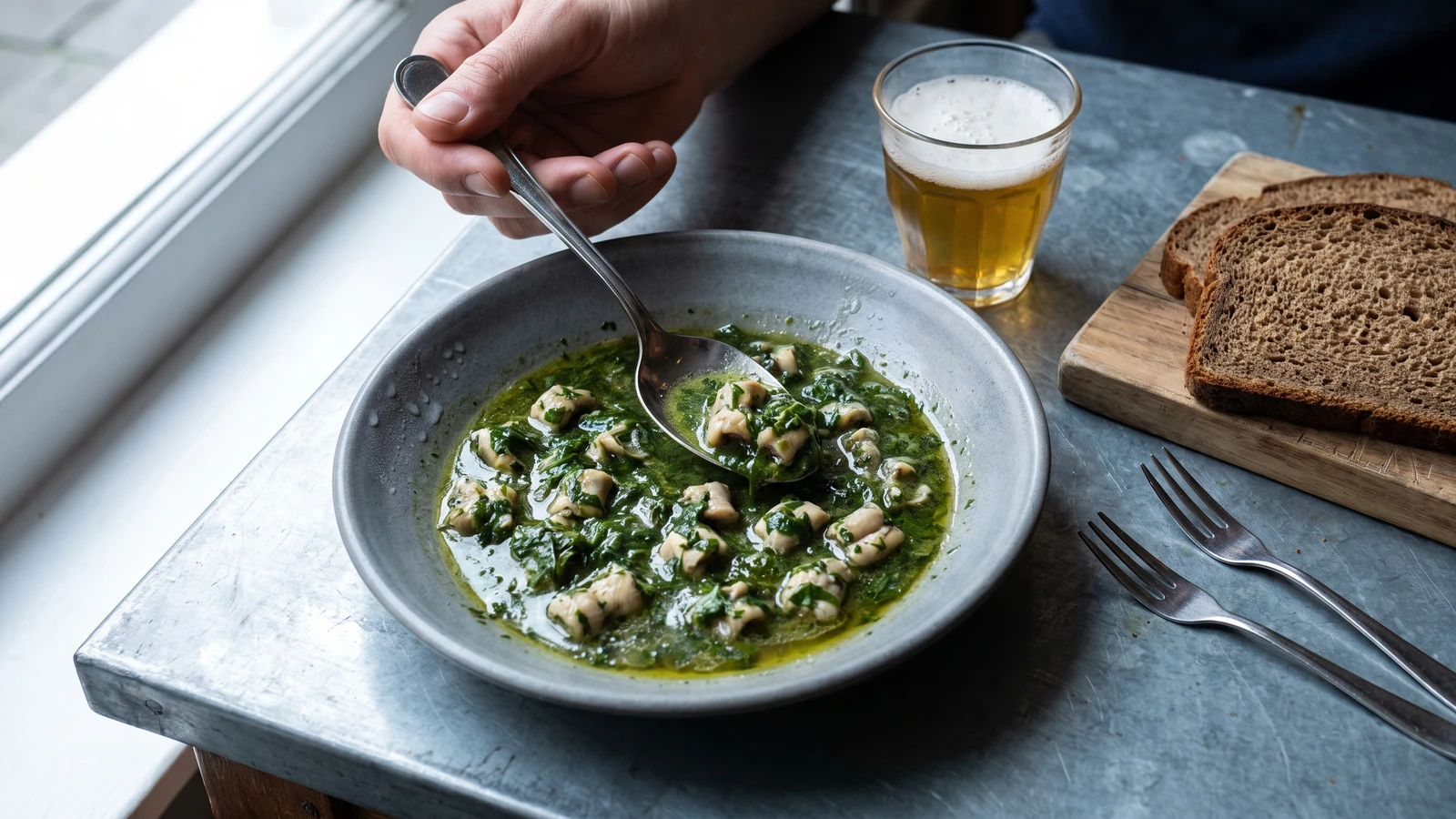 Eel au Vert à la Flamande