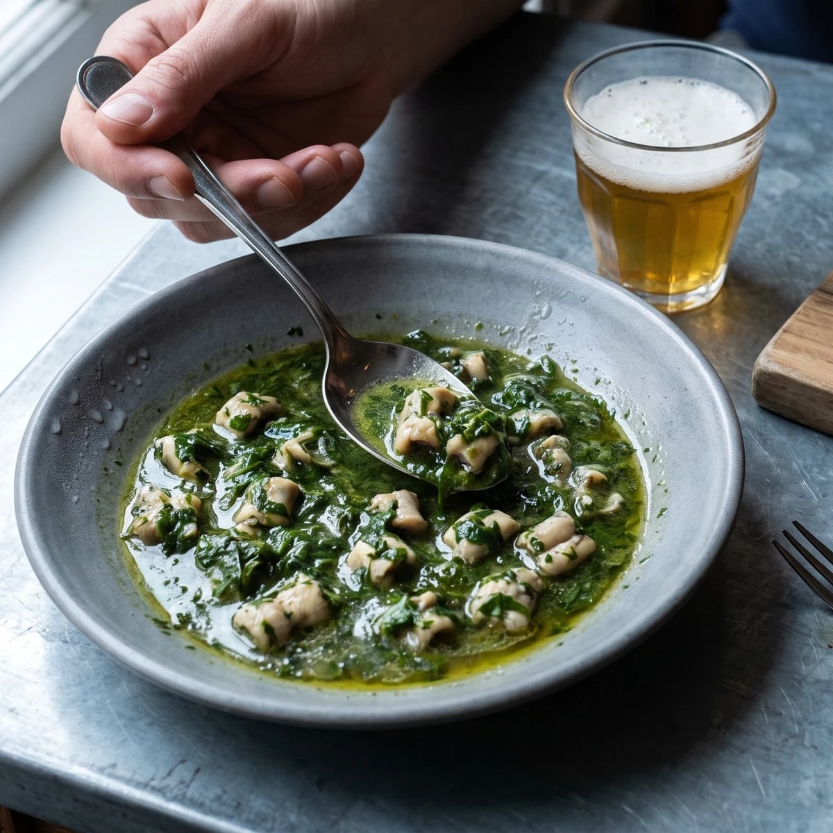 Eel au Vert à la Flamande