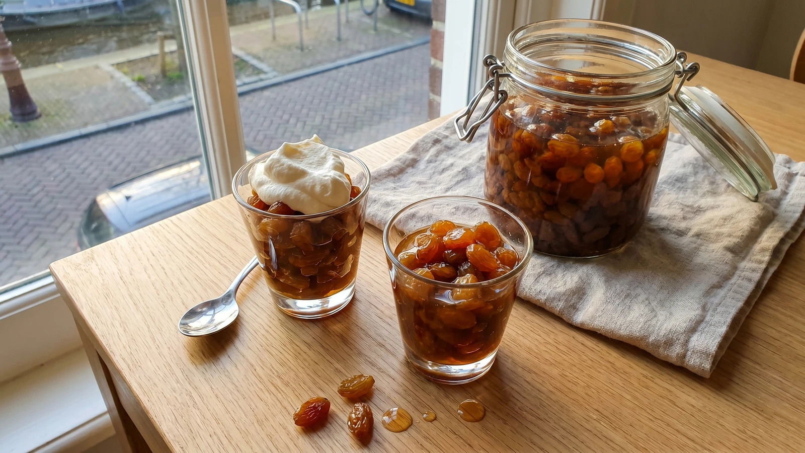Boerenjongens (Dutch Brandied Raisins)
