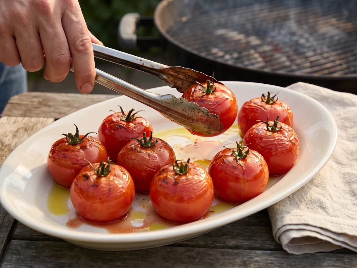 Grilled Tomatoes - Chef Juliette