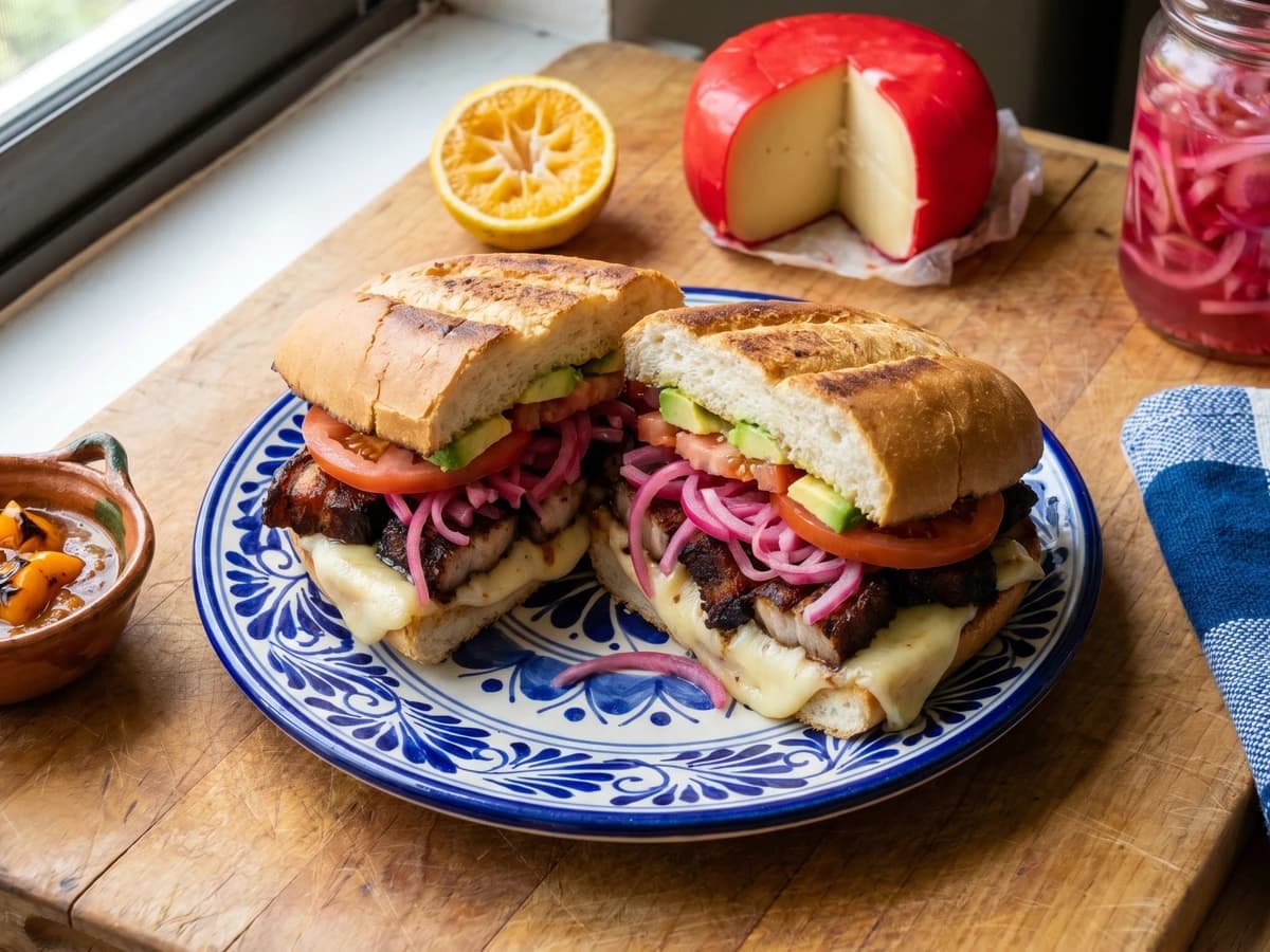 Torta de Castacán con Queso - Chef Lupita