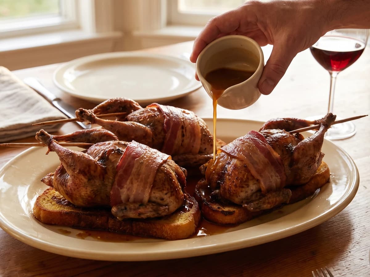 Roast Woodcock - Chef Juliette