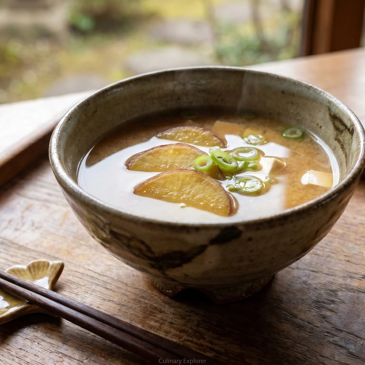 Mugi Miso Soup (麦味噌汁, Kyushu barley-miso soup)