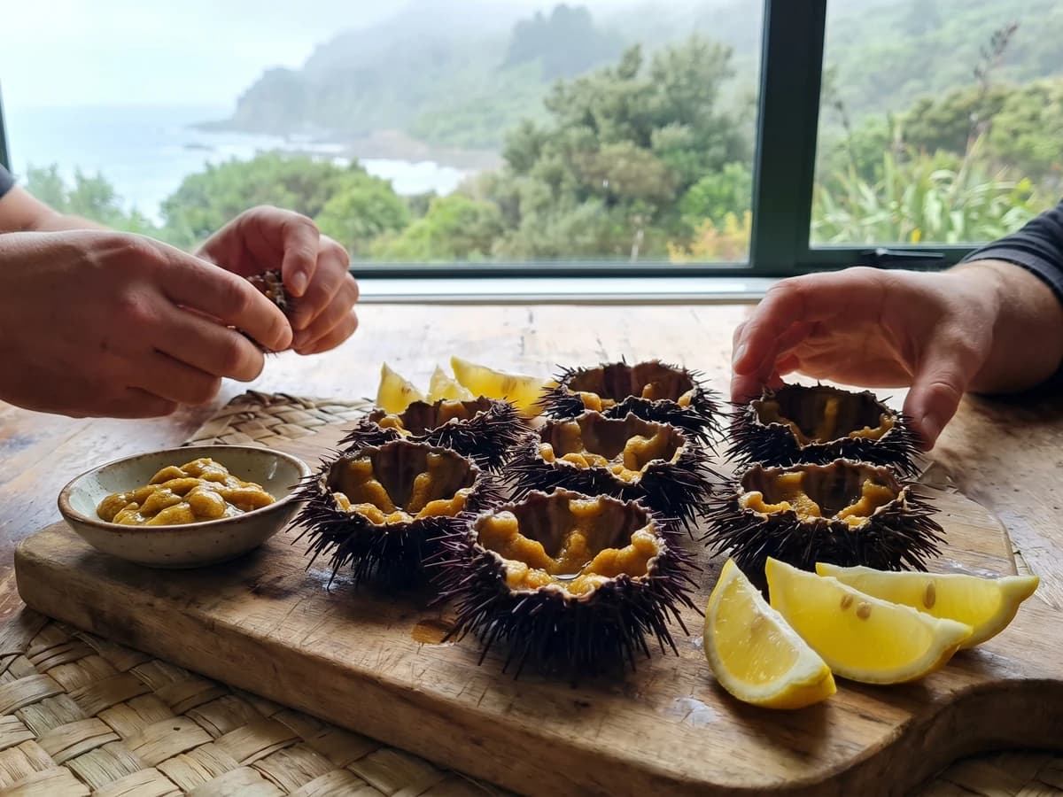 Kina (Māori Raw Sea Urchin from Aotearoa) - Chef Makoa