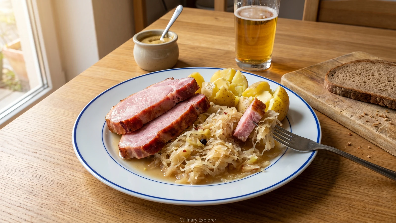 Kasseler mit Sauerkraut
