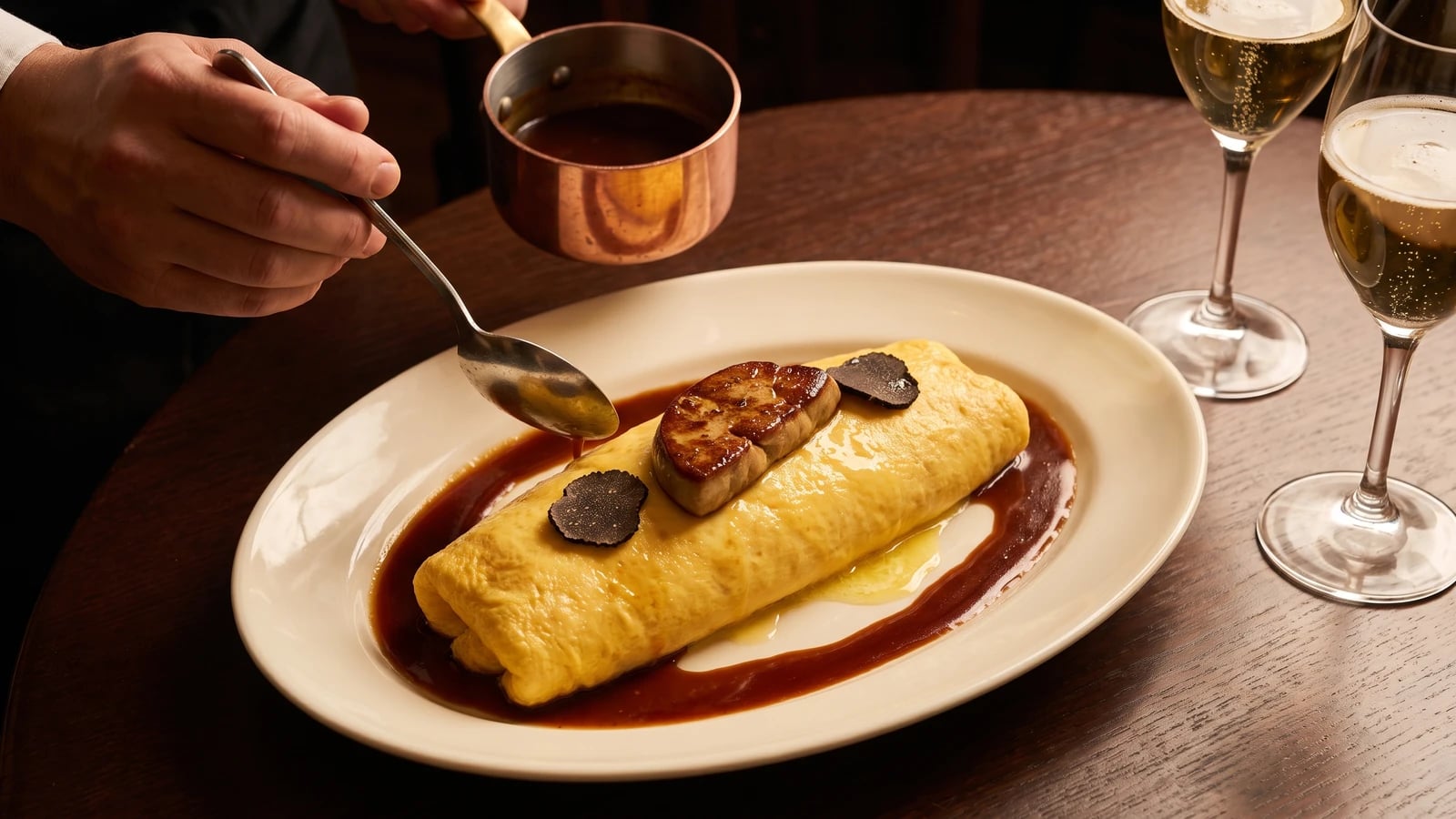 Omelet à la Rossini