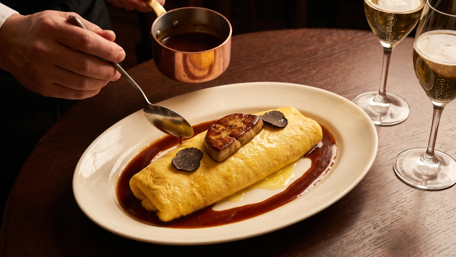 Omelet à la Rossini