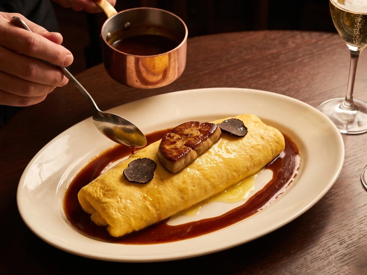 Omelet à la Rossini - Chef Juliette