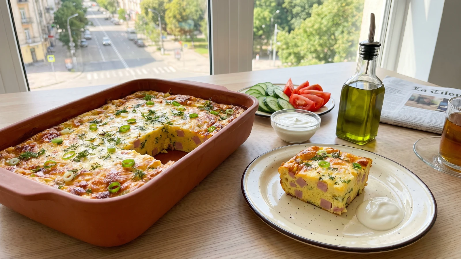 Snidankova Zapikanka (сніданкова запіканка, egg bake)