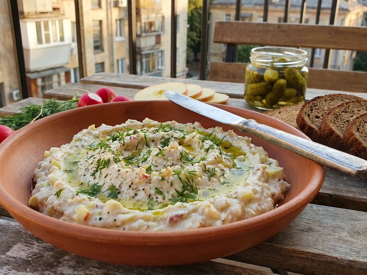 Forshmak (форшмак, Odesa Herring Spread) - Chef Lesia