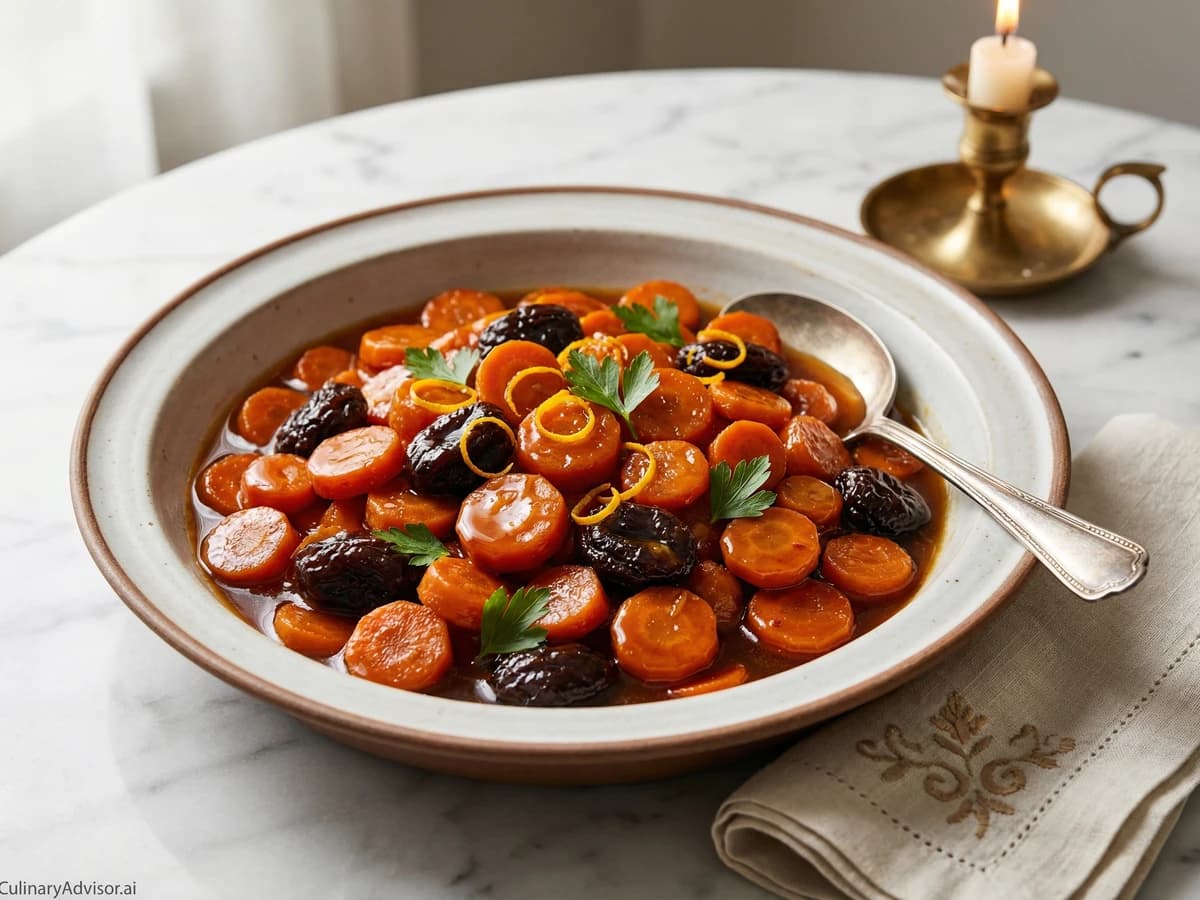 Tzimmes with Carrots and Prunes - Chef Dean