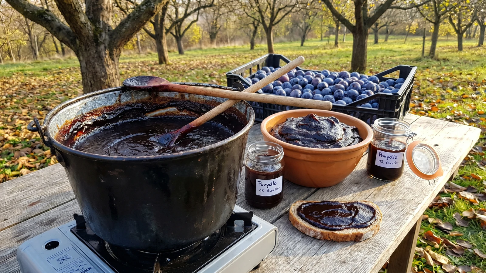 Povydlo (повидло, dark plum butter)