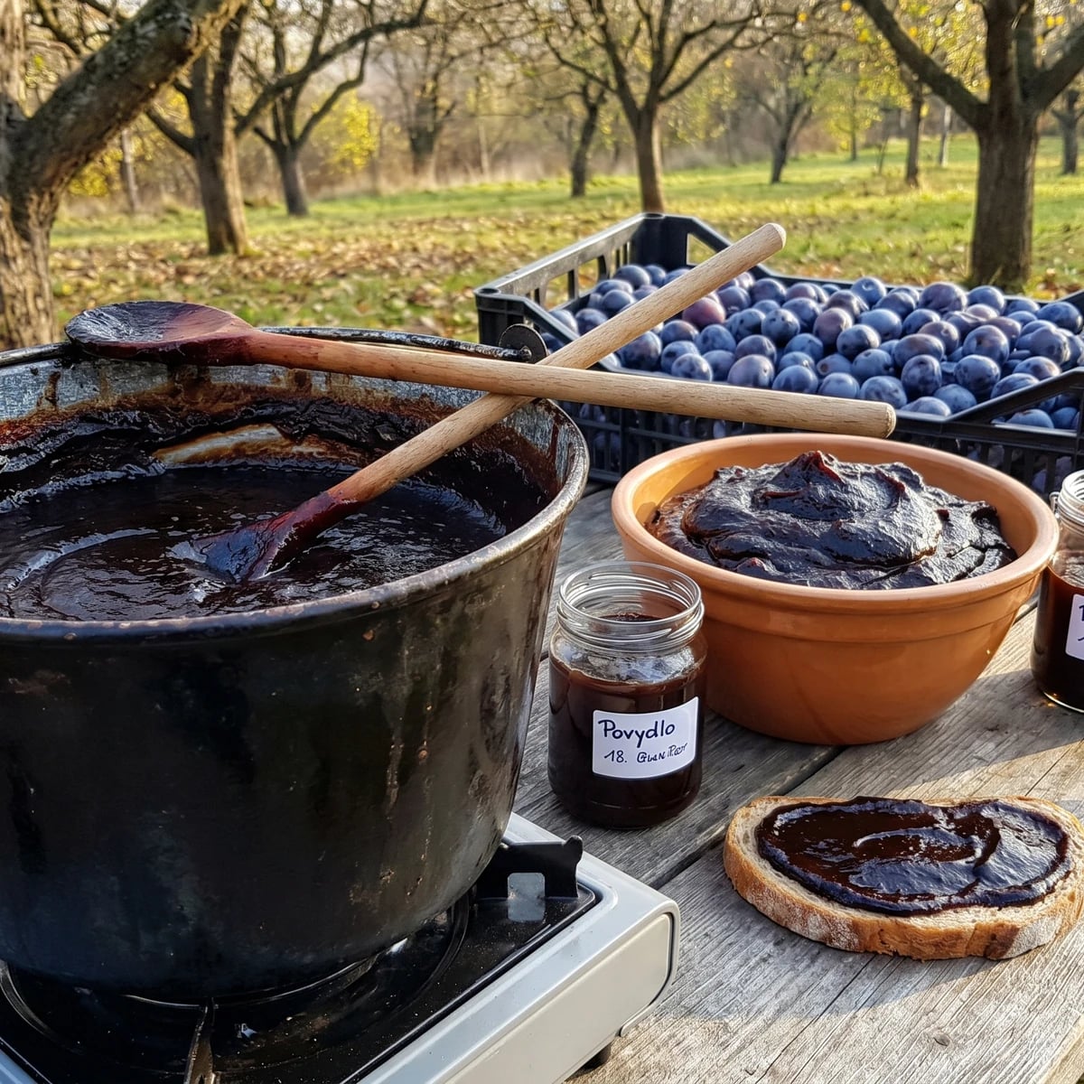 Povydlo (повидло, dark plum butter)