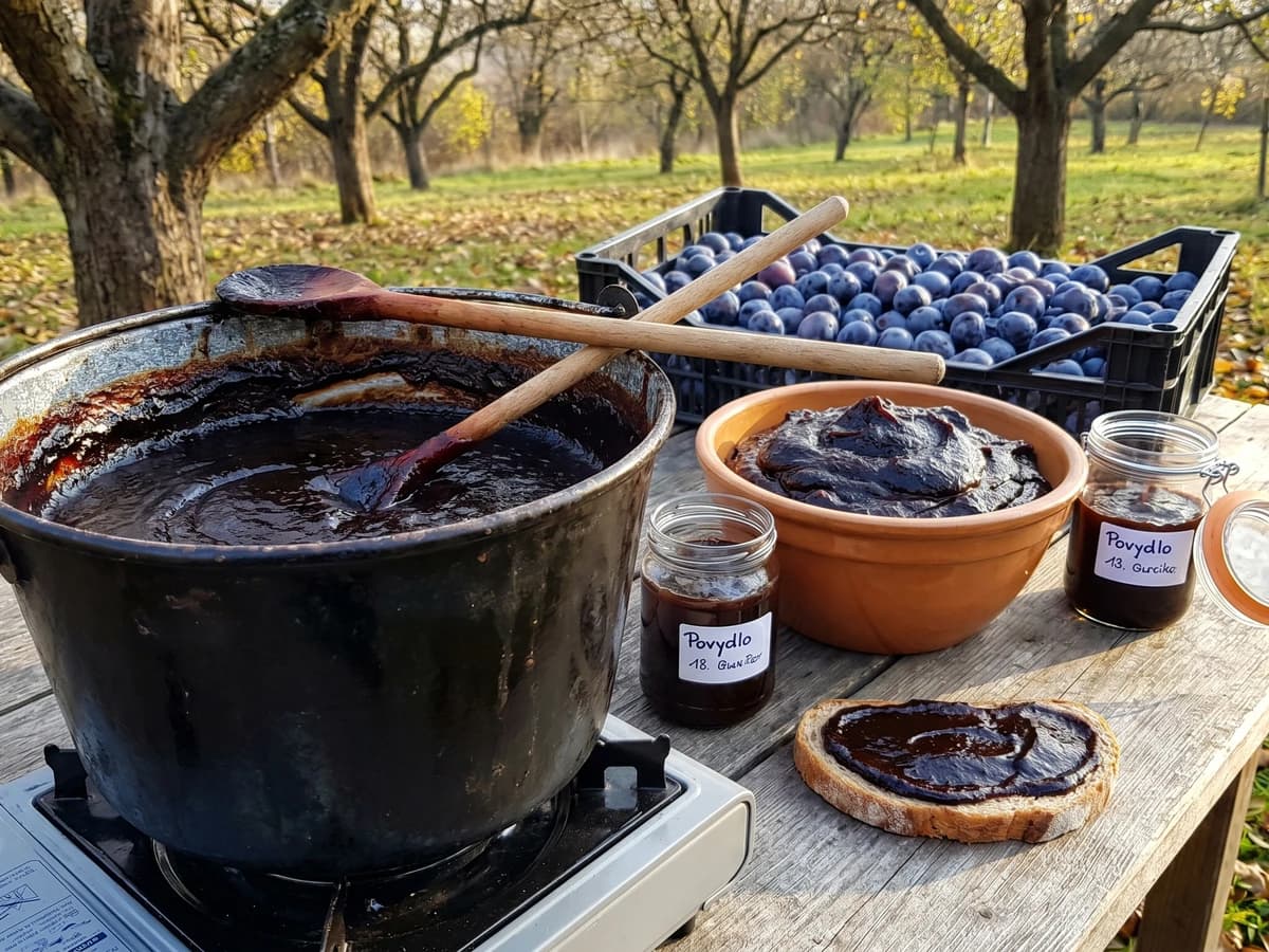 Povydlo (повидло, dark plum butter) - Chef Lesia