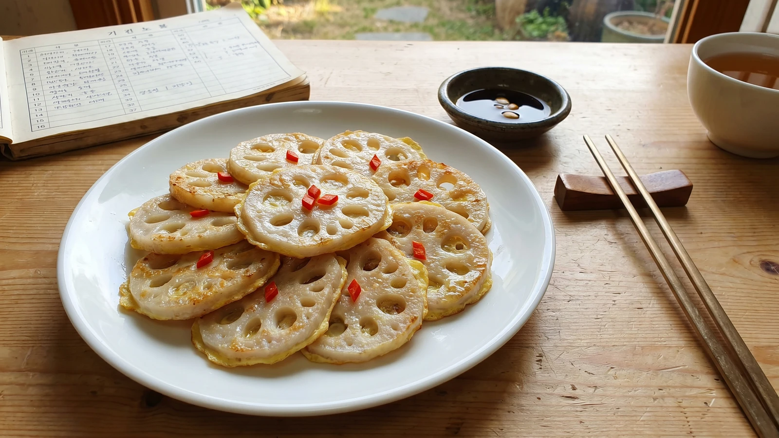 Yeongeun-jeon (Lotus Root Jeon)