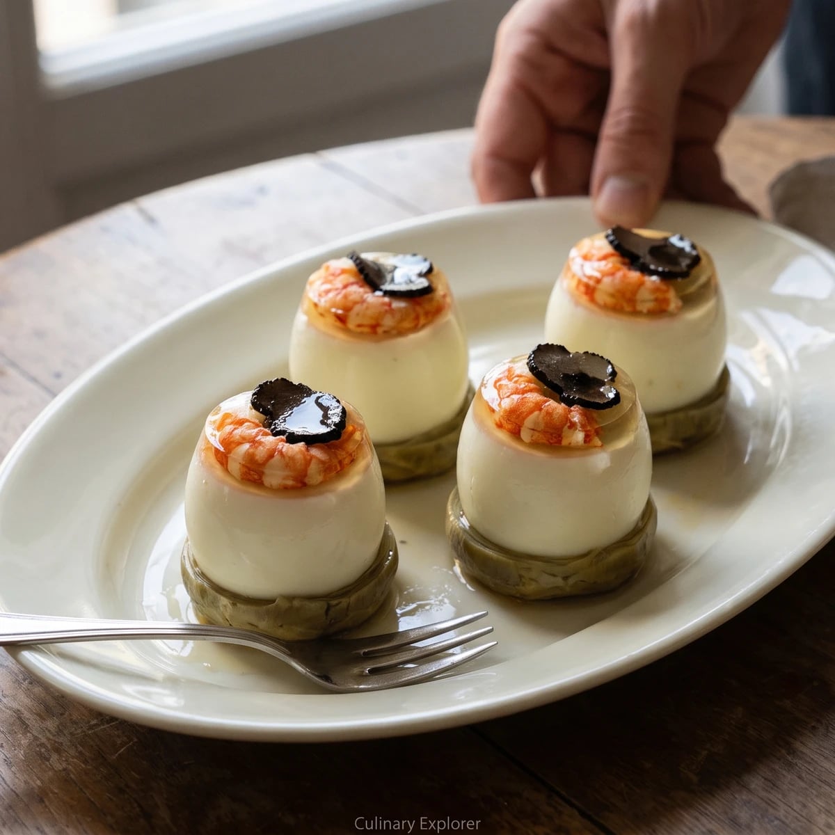 Cold Eggs à la Nantua