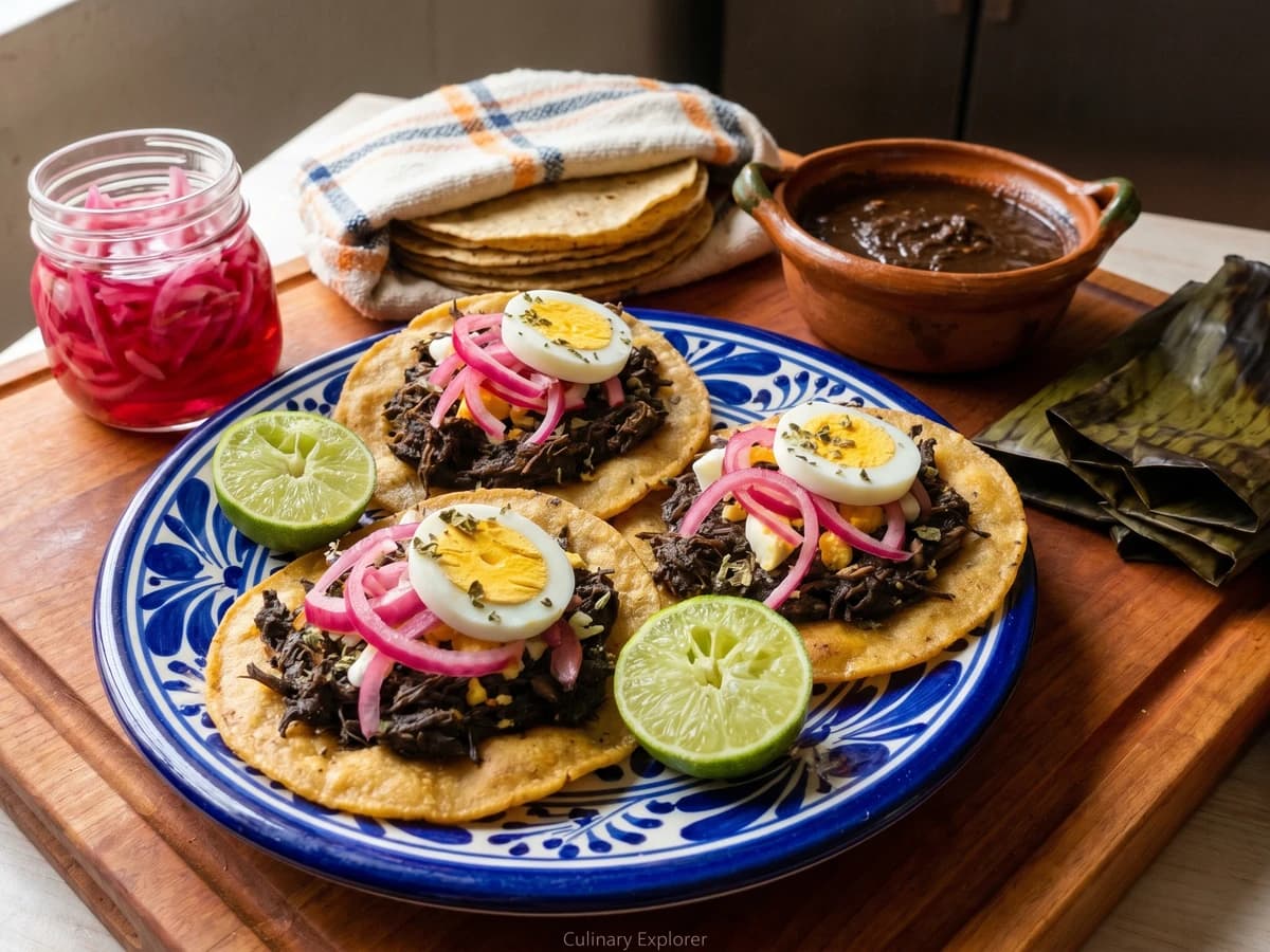 Panuchos de Relleno Negro - Chef Lupita