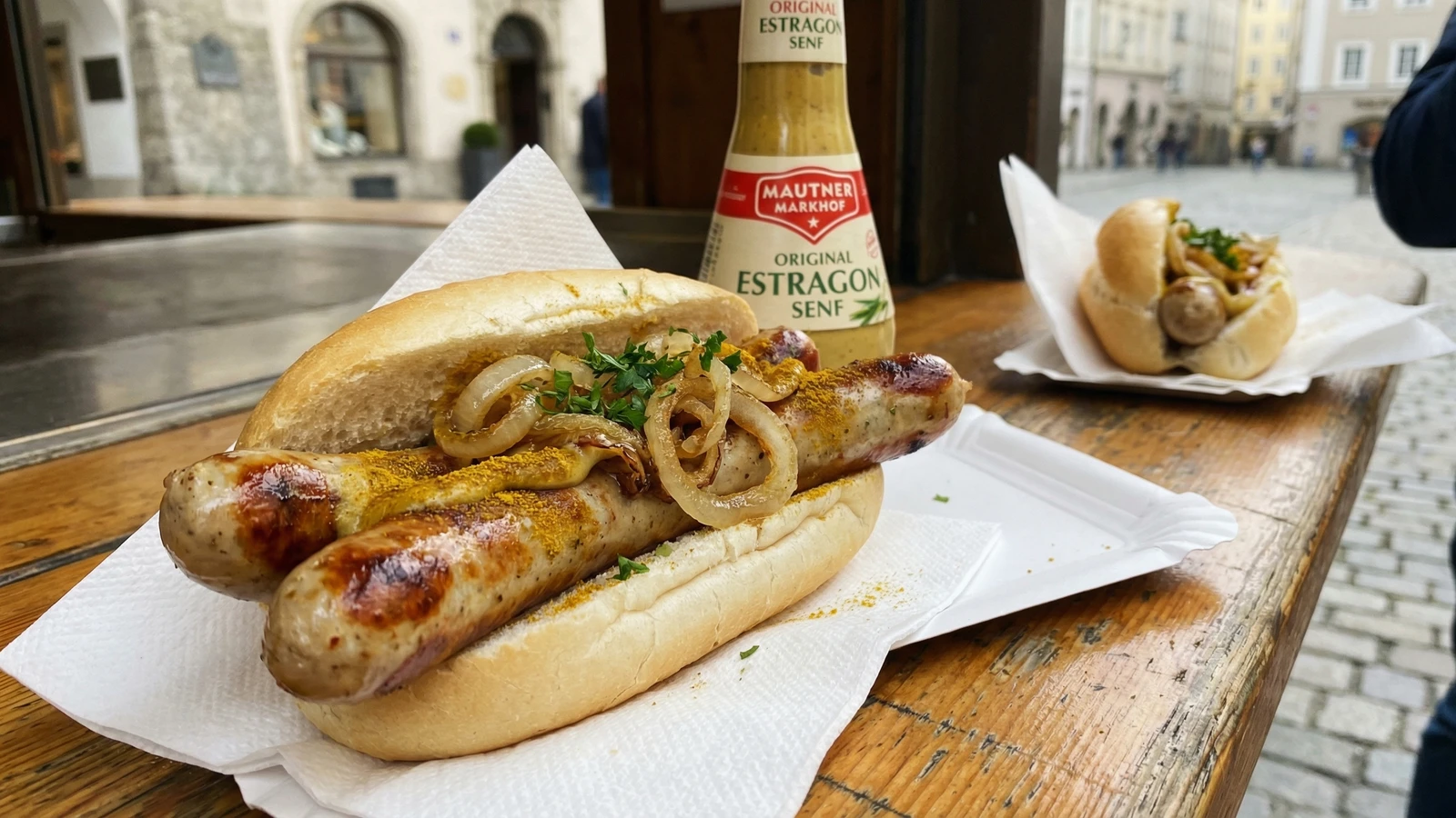 Bosna (Salzburg Spiced Sausage Roll)