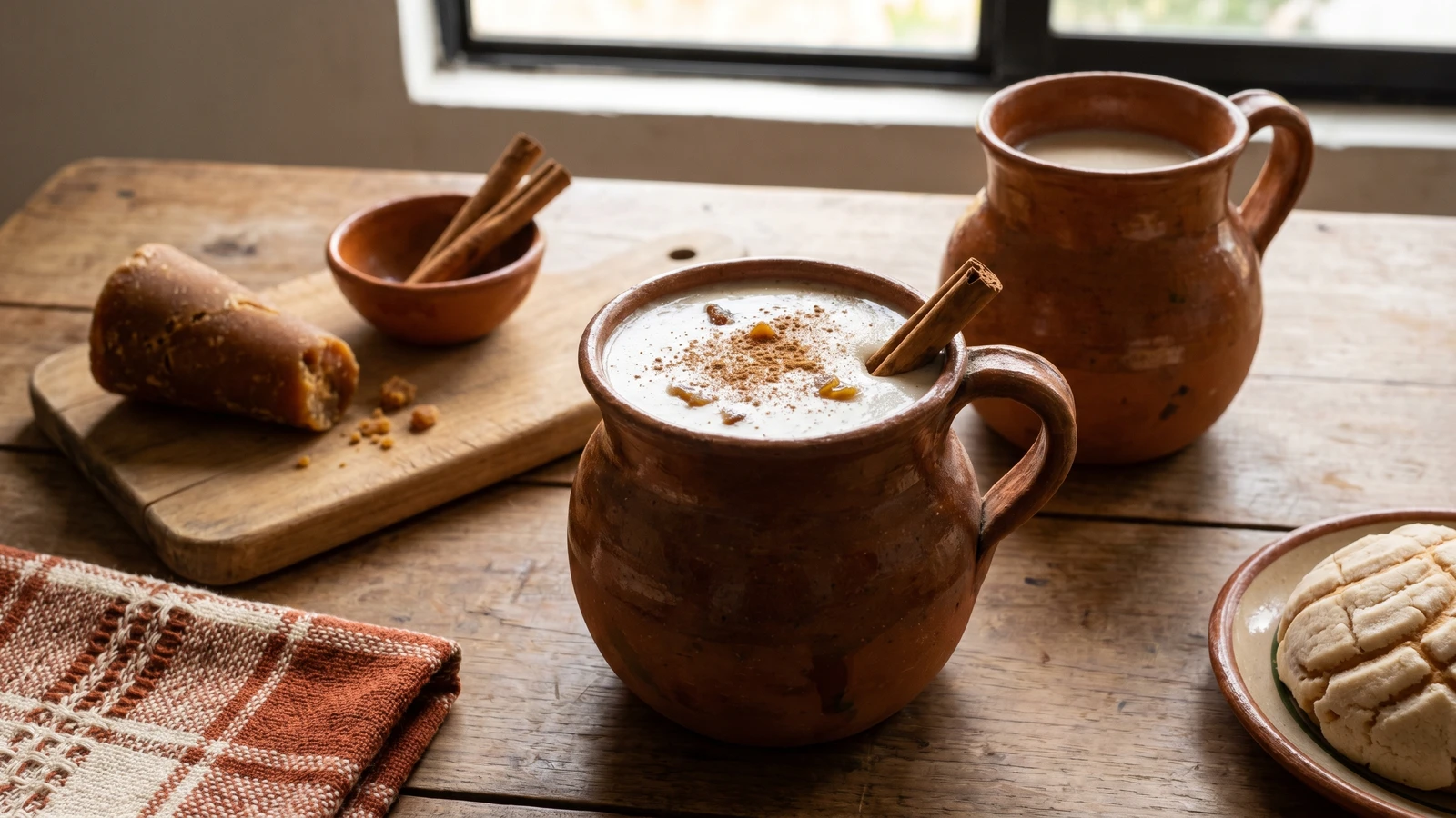 Atole de Avena con Canela y Piloncillo