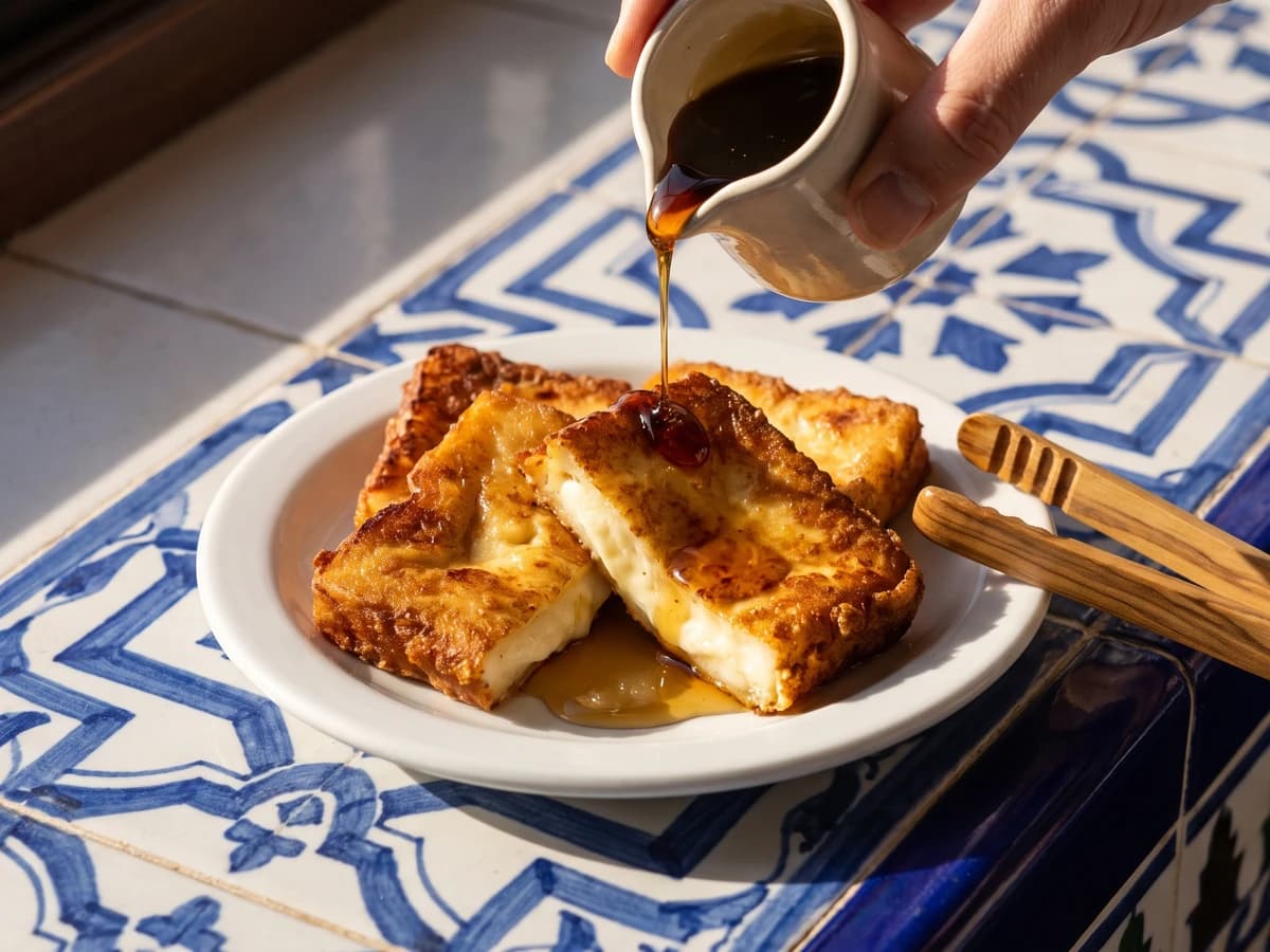 Queso Frito Malagueño con Miel de Caña - Chef Isabel
