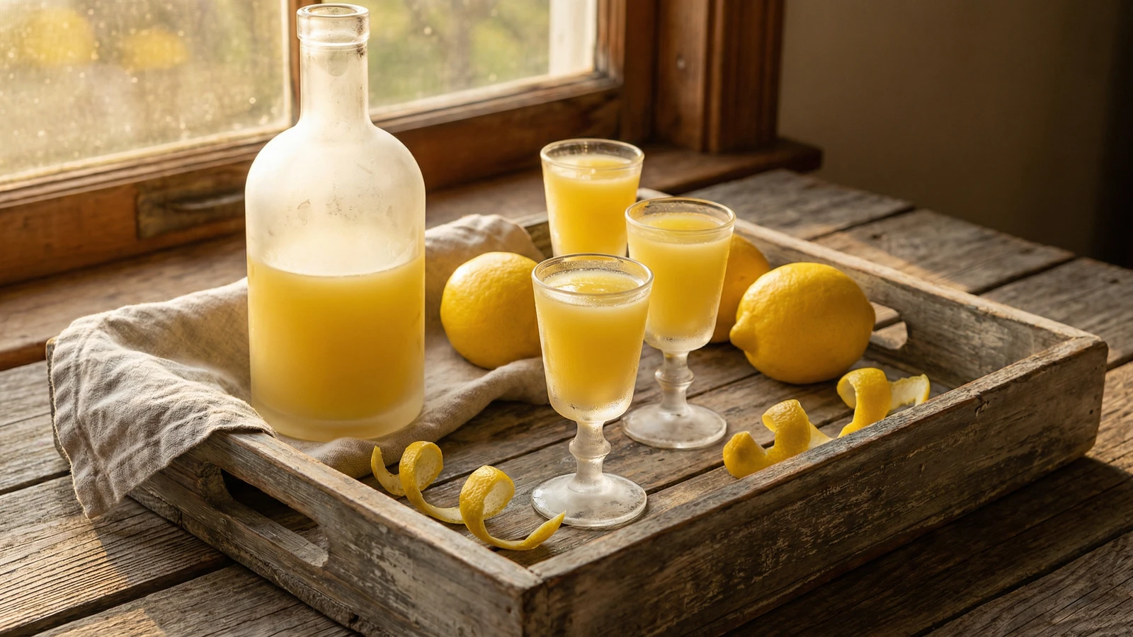 Homemade Limoncello