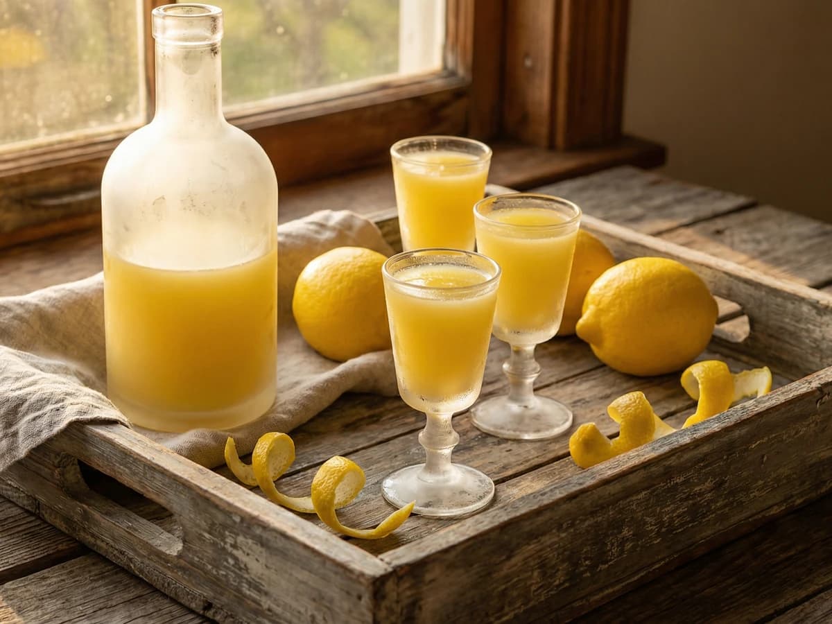 Homemade Limoncello - Chef Graziella