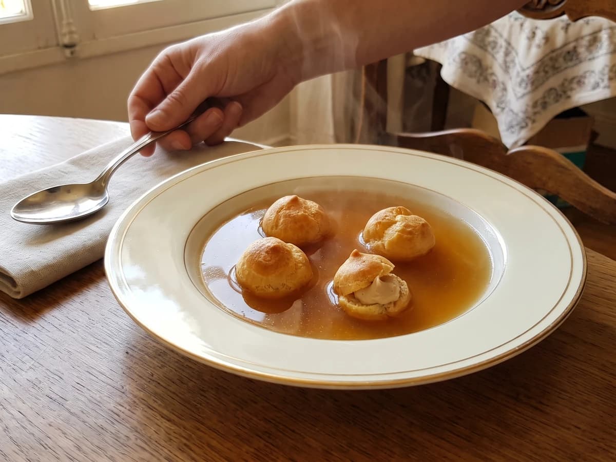Profiterolles for Soups - Chef Juliette