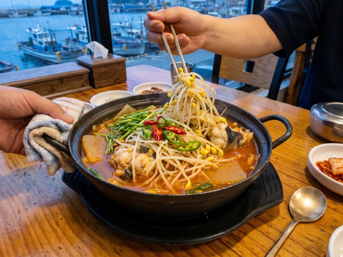 Agwi-jjigae (Monkfish Stew)