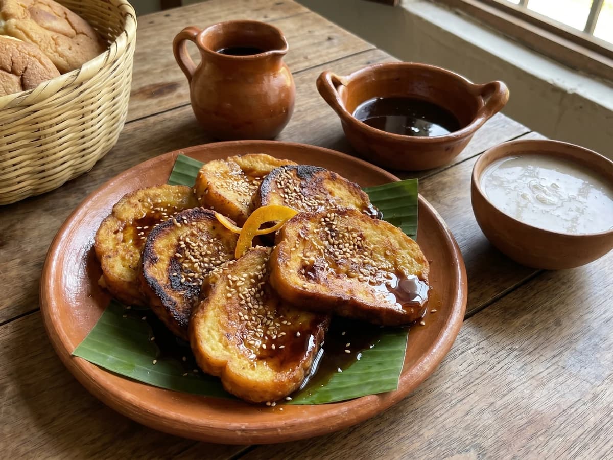 Torrejas Tabasqueñas en Miel de Piloncillo