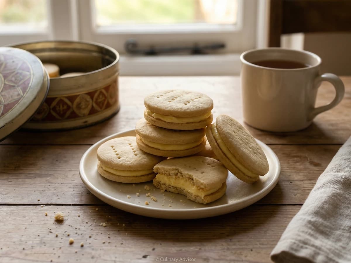 Homemade Custard Creams - Chef Thomas