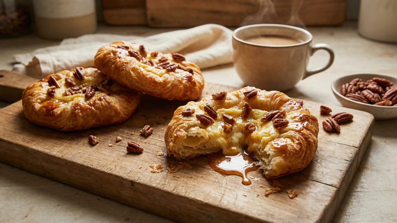 Praline Cream Cheese Danish