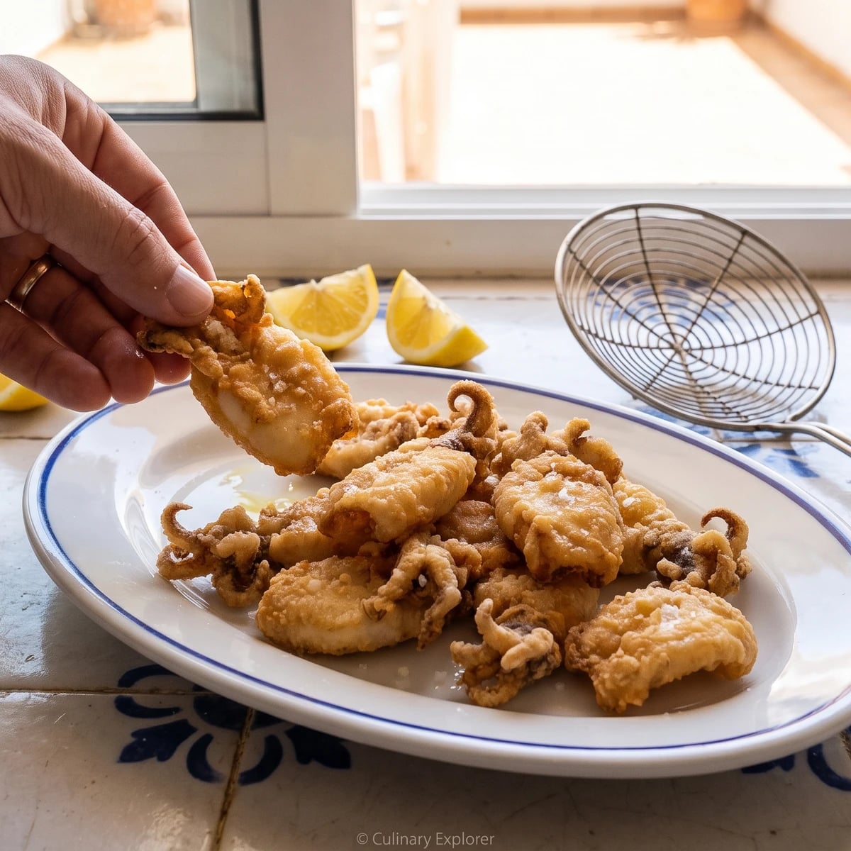 Chocos Fritos de Huelva