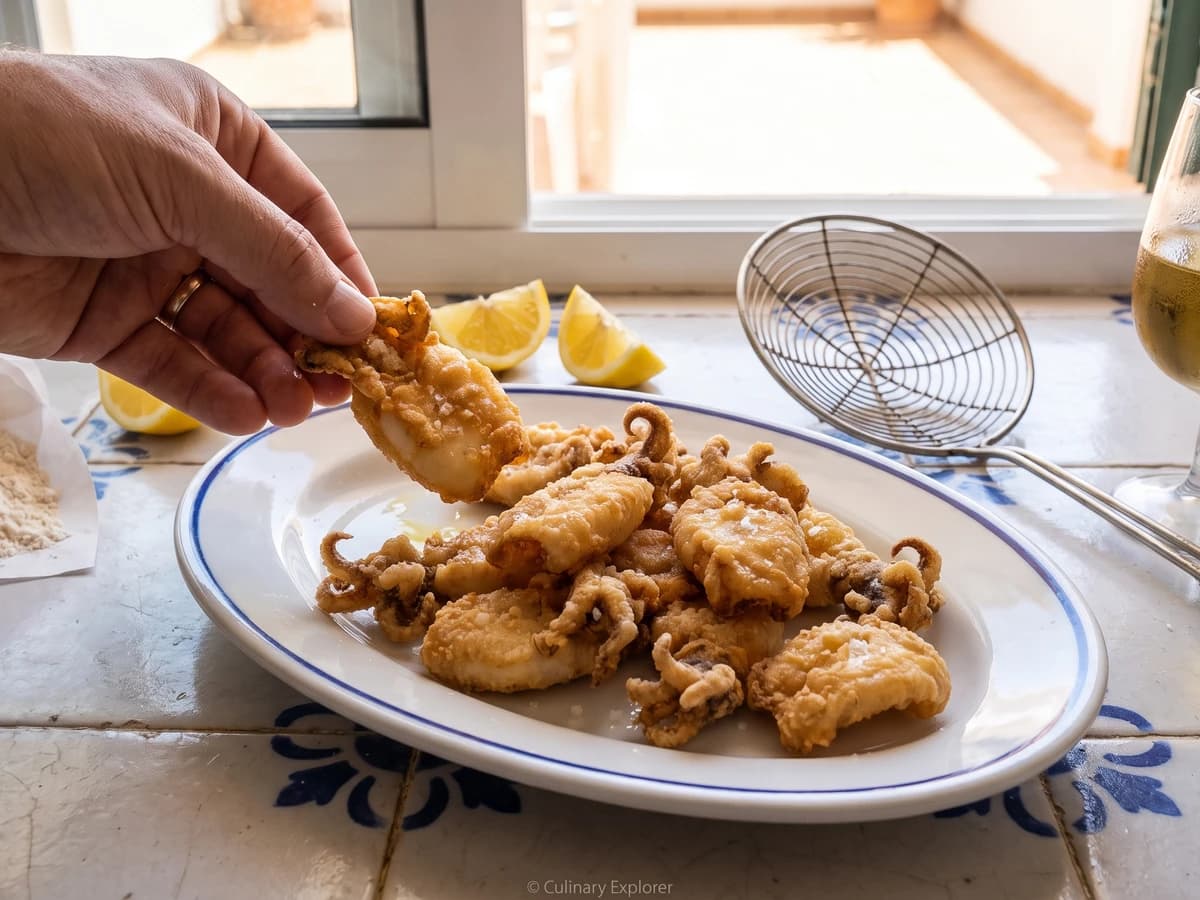 Chocos Fritos de Huelva