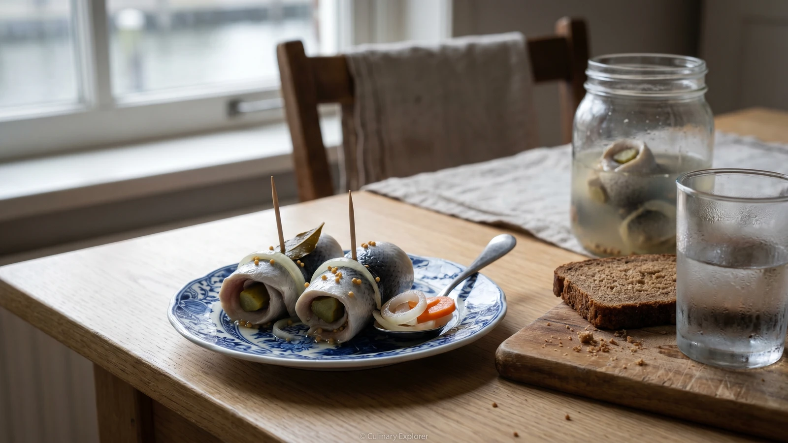 Rolmops (Dutch Pickled Herring Rolls)