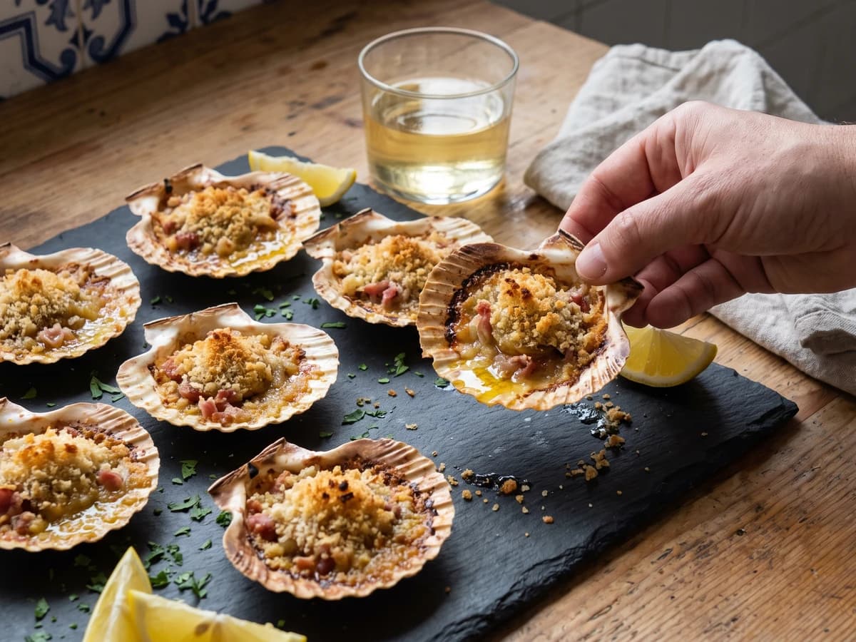 Zamburiñas Gratinadas - Chef Isabel