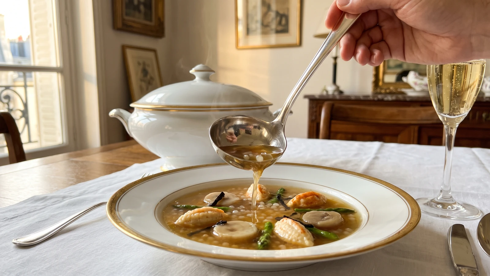 Potage Sarah Bernhardt