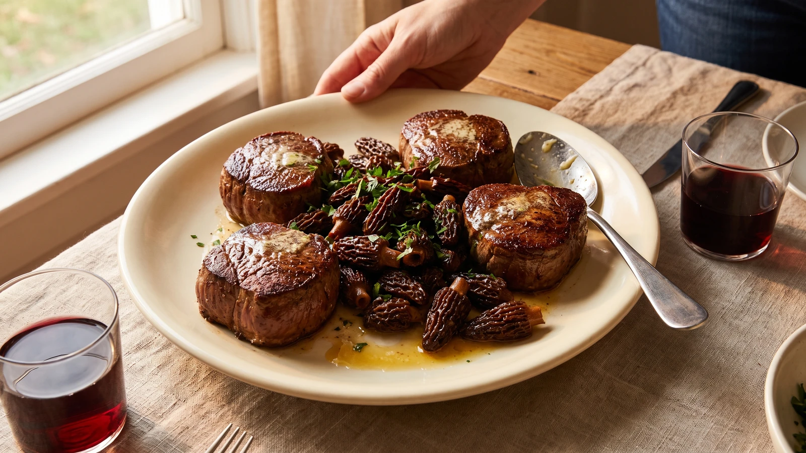Tournedos aux Morilles