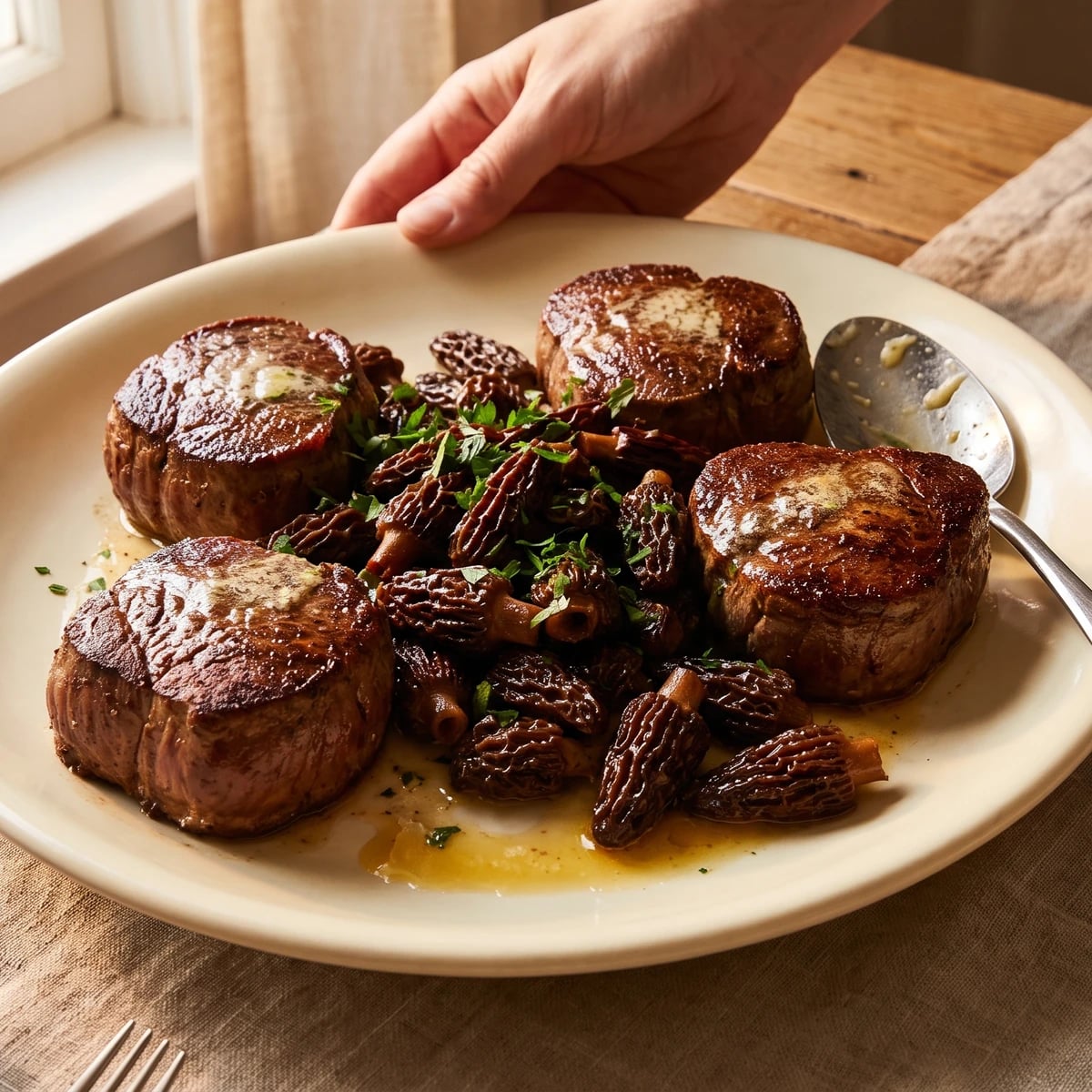 Tournedos aux Morilles