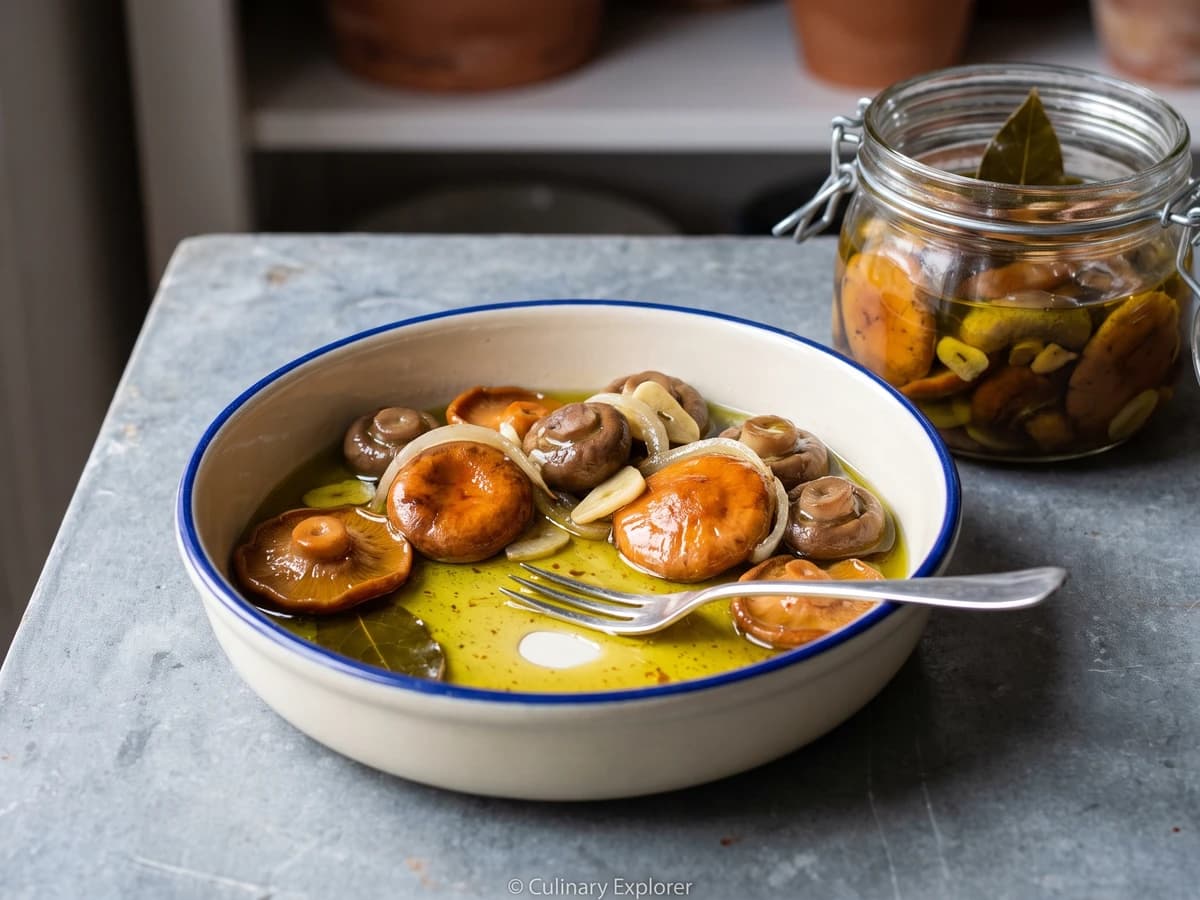 Setas en Escabeche Castellanas - Chef Isabel