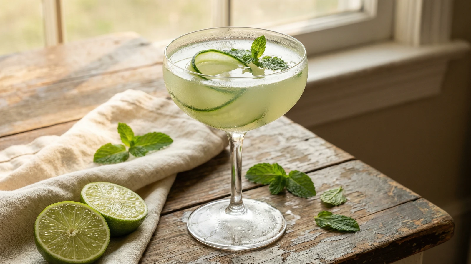 Cucumber Mint Gimlet
