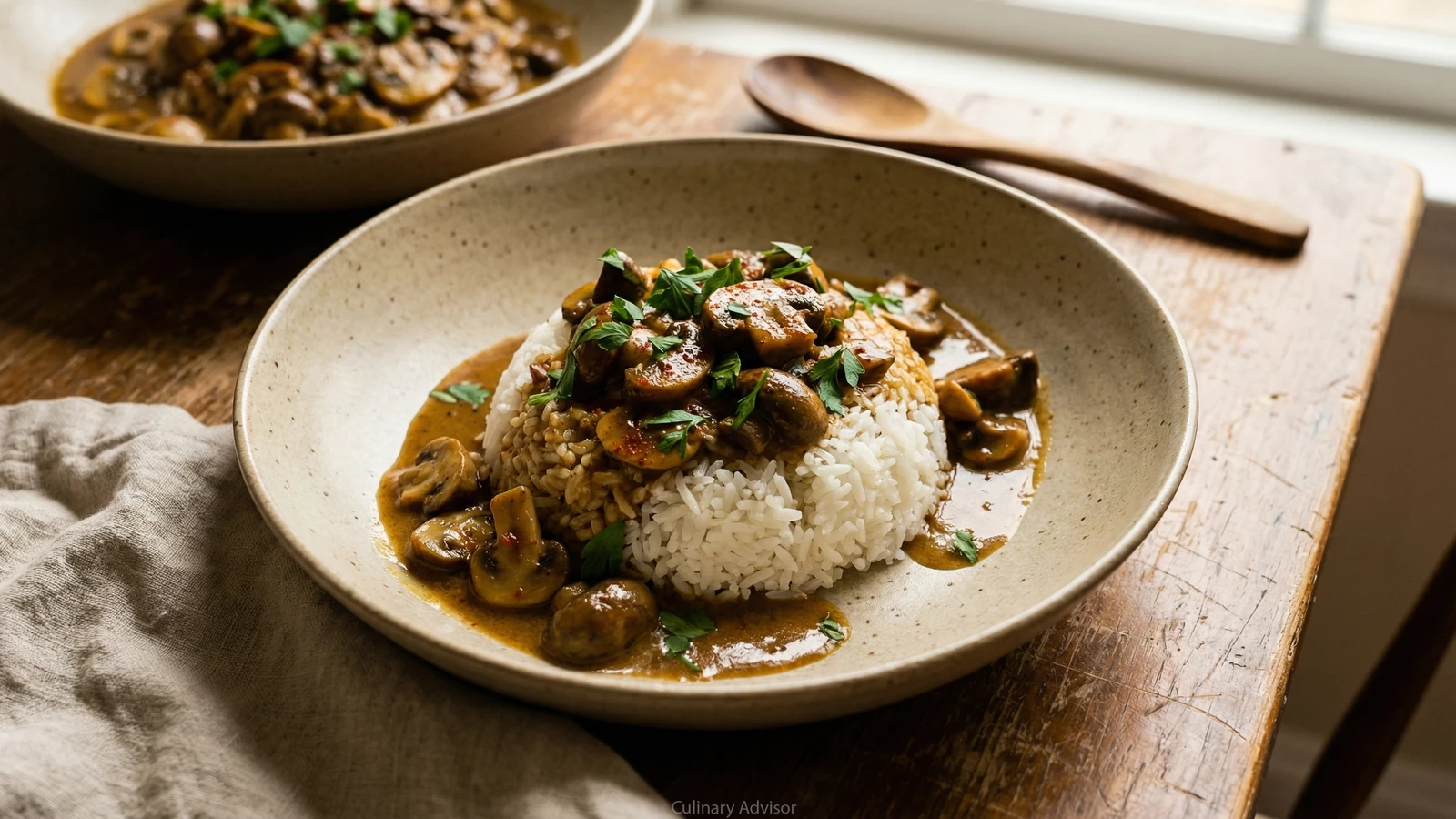 Mushroom Stroganoff