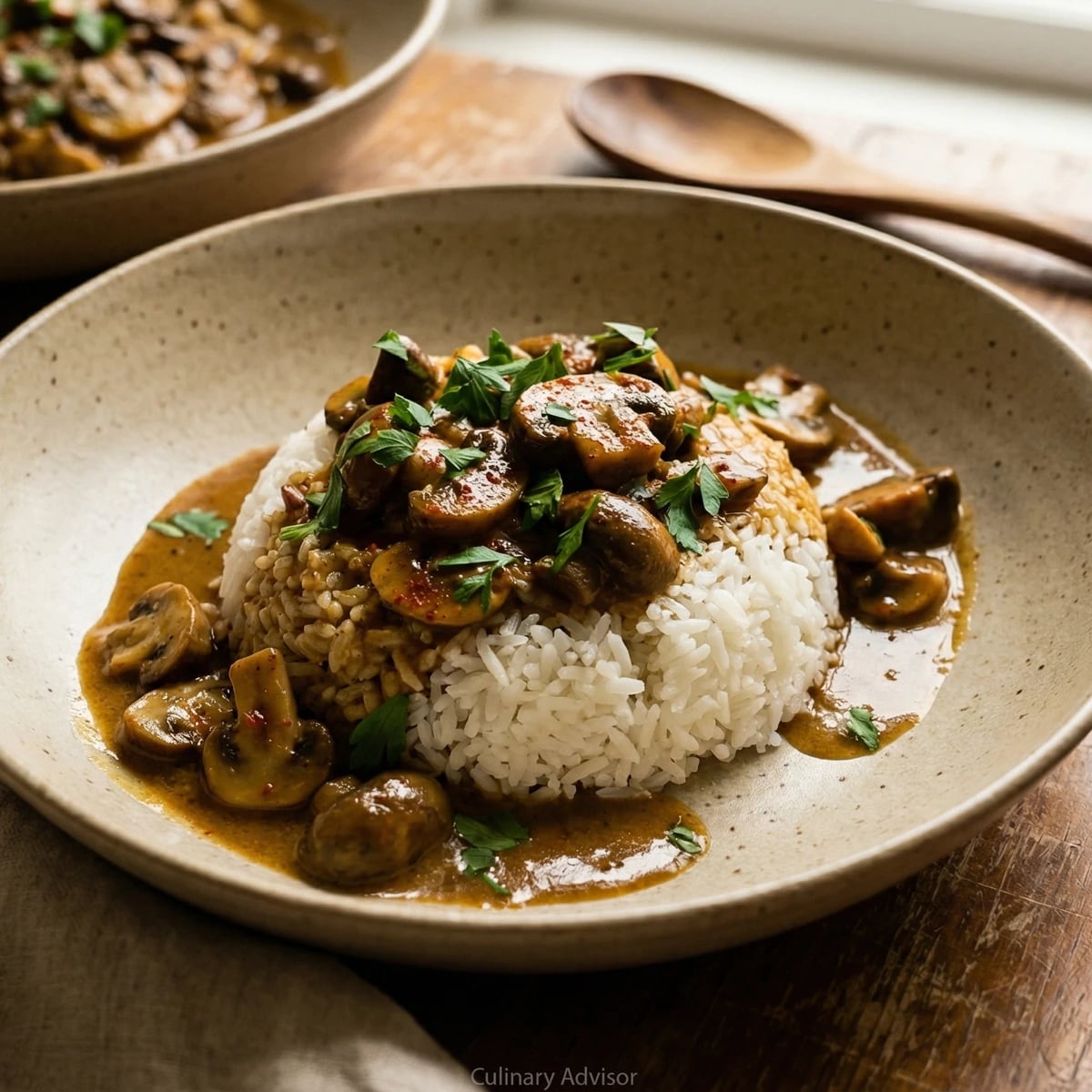 Mushroom Stroganoff