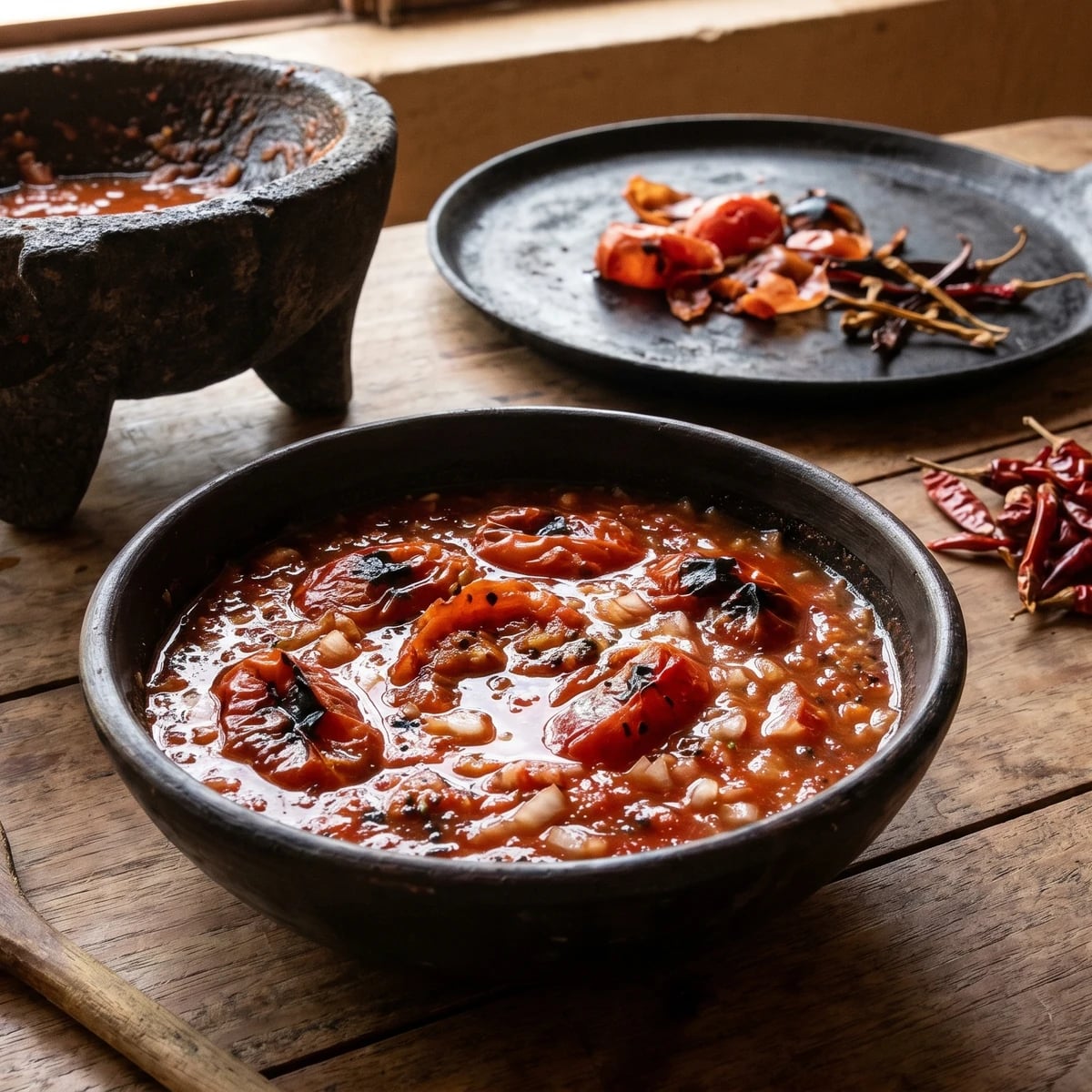 Chiapas Charred Breakfast Salsa (Chirmol Chiapaneco)