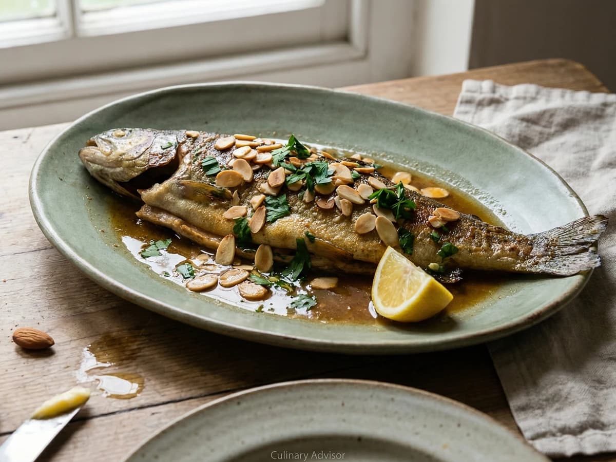 Pan-Fried Trout with Almonds - Chef Thomas
