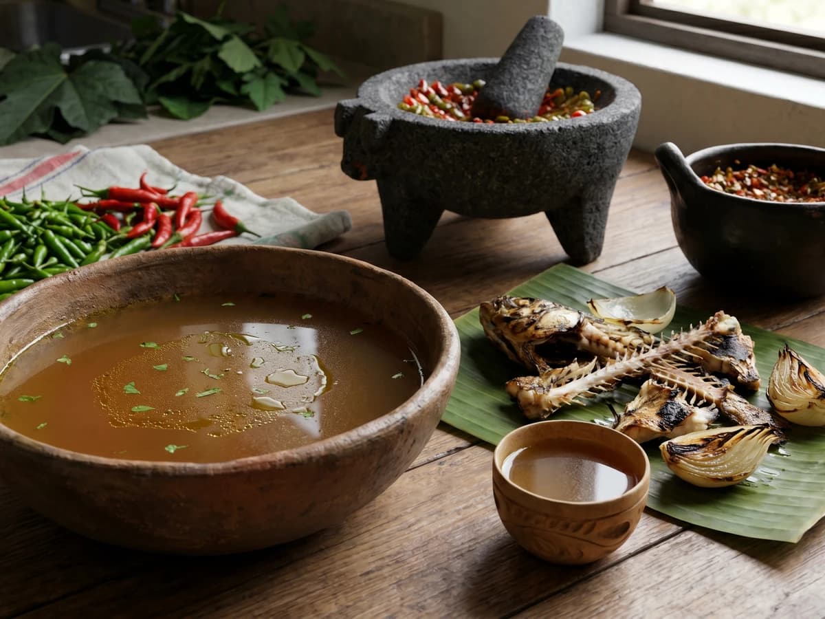 Tabasco Pejelagarto Stock (Caldo Base de Pejelagarto)