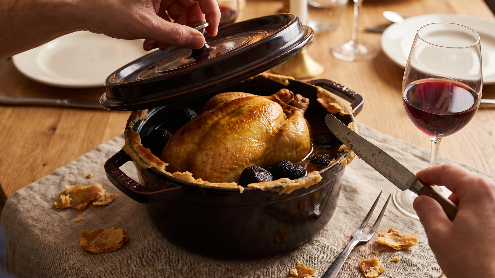 Poularde Souvaroff