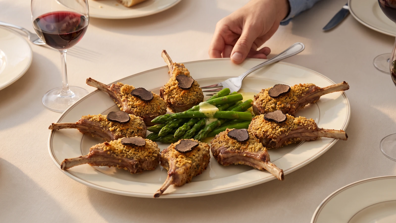 Côtelettes d’Agneau de Lait Maréchale