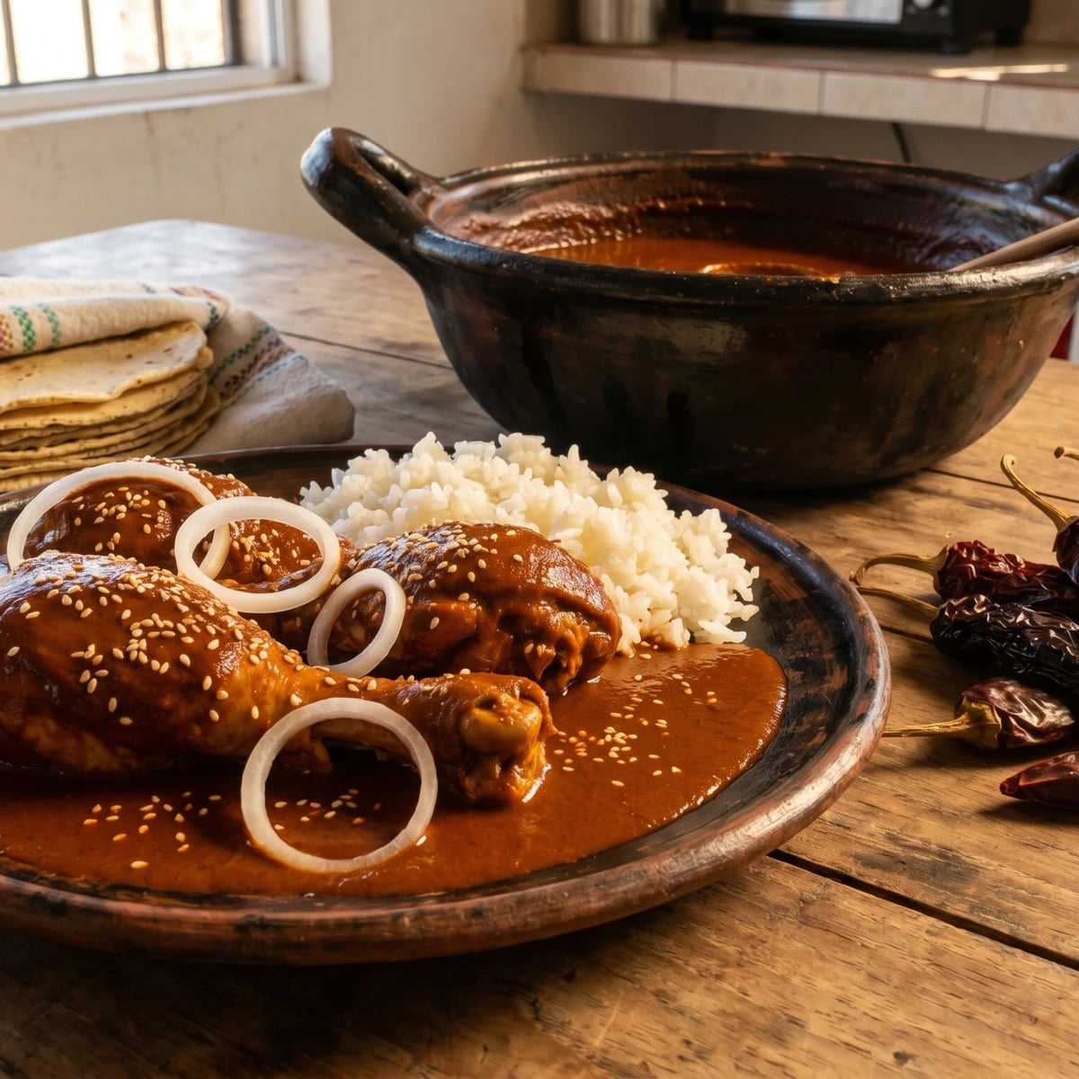 Pollo en Mole Costeño Afromestizo