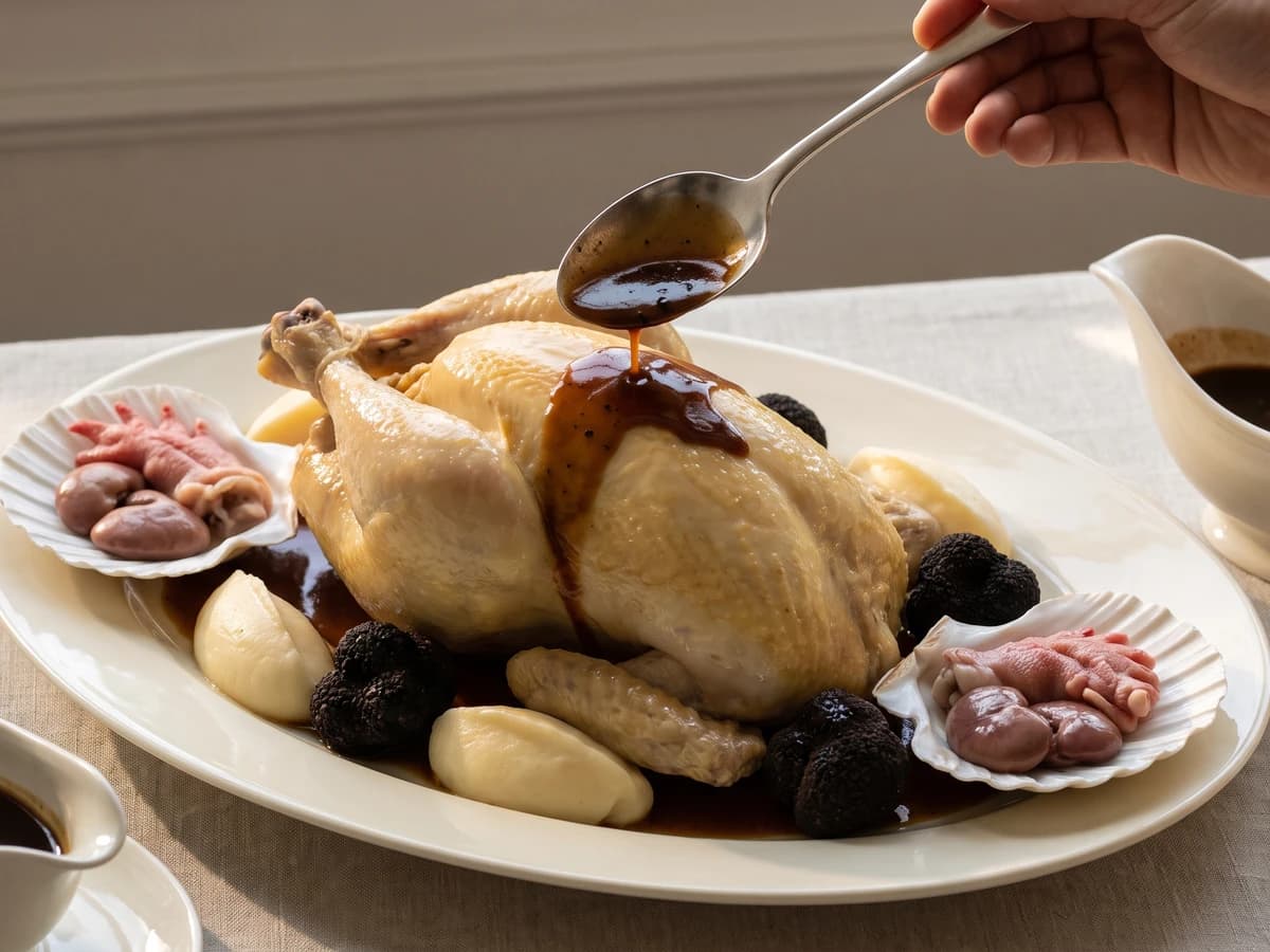 Poularde à la Lucullus - Chef Juliette